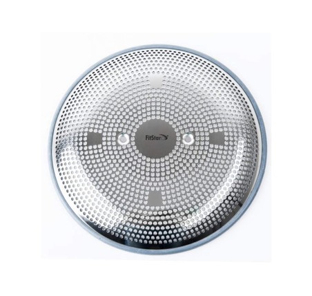 Embellecedor rejilla  Ø350 mm. en inox. (para DN65)