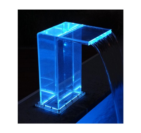 Embellecedor cascada Río con LED RGB