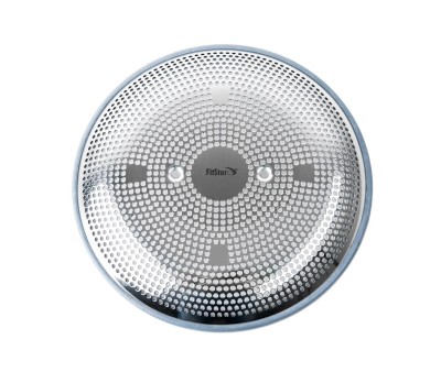Embellecedor rejilla Ø280 mm. en inox. (para DN80)