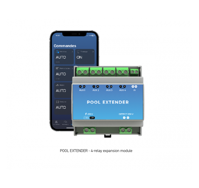 Módulo INDYGO  control POOL EXTENDER