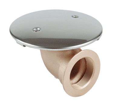 SUMIDERO ALLFIT Nicho en bronce acodado 90 grados