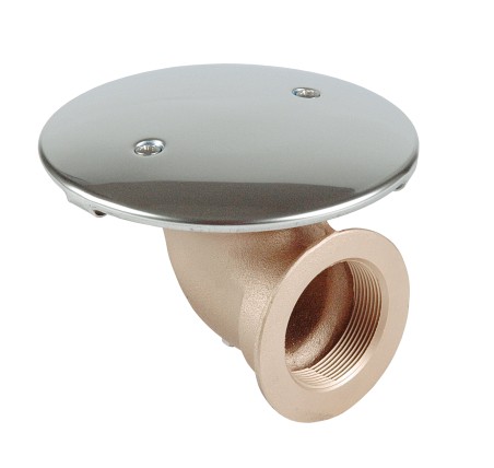 SUMIDERO ALLFIT Nicho en bronce acodado 90 grados