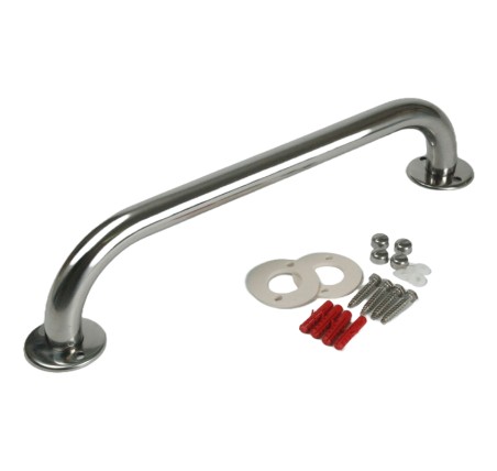 Agarradera 300 mm Ø 25 mm  Inox.  AISI 316