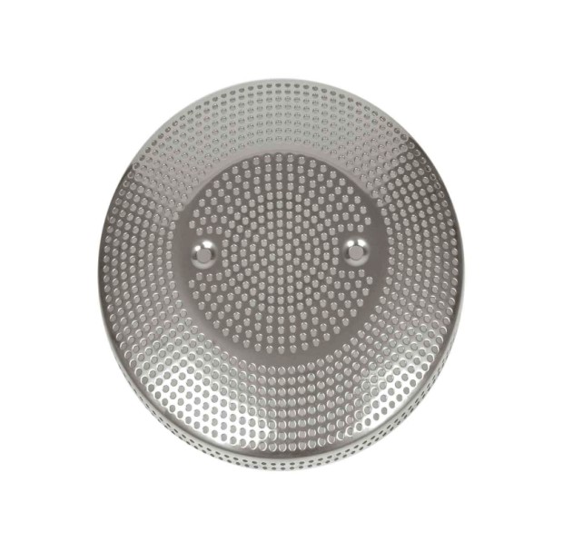 Embellecedor rejilla  Ø200 mm. en inox. (para DN65)