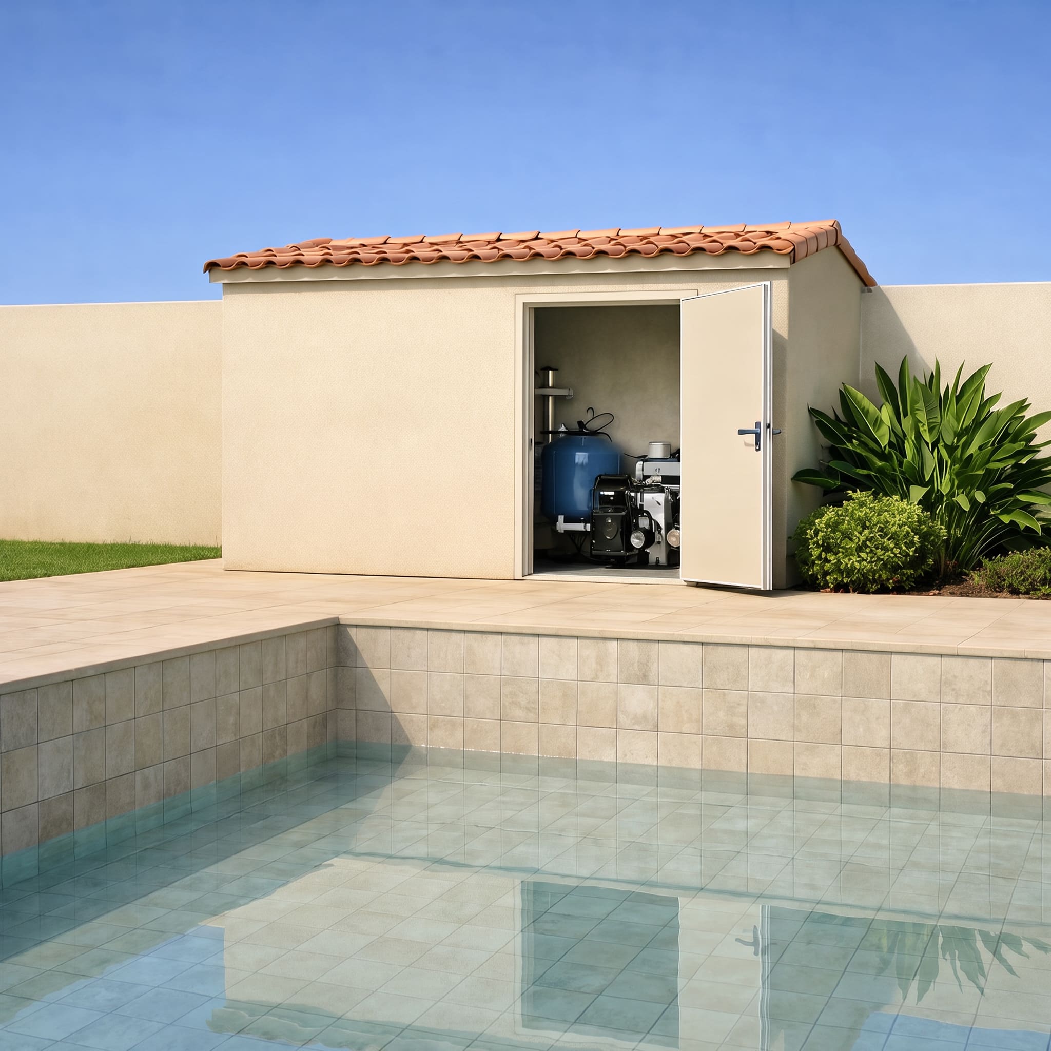 Por qué baja el nivel del agua de la piscina
